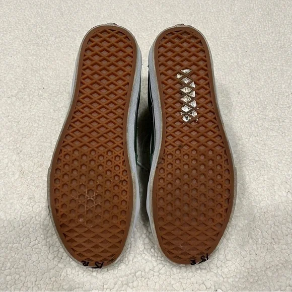 VANS Sk8-Hi Green/White Classic High Top Skate Sneakers Men Size 8/Women 9.5 - Picture 9 of 10